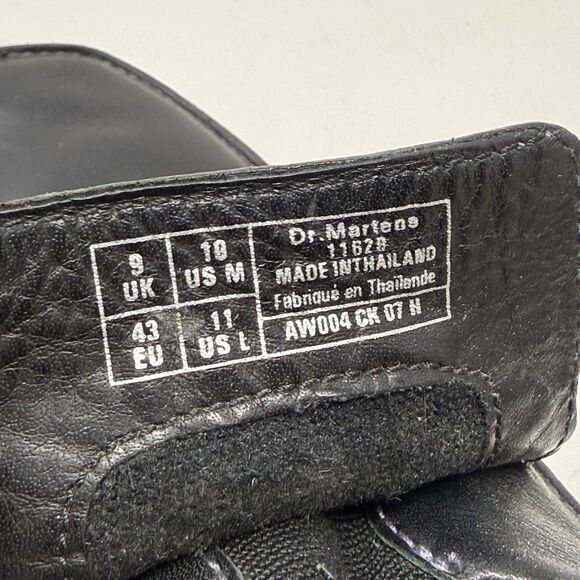 Dr Martens Loafers Mens 10 Womens 11 Black Leather Slip On Casual Preppy Shoes main image 15